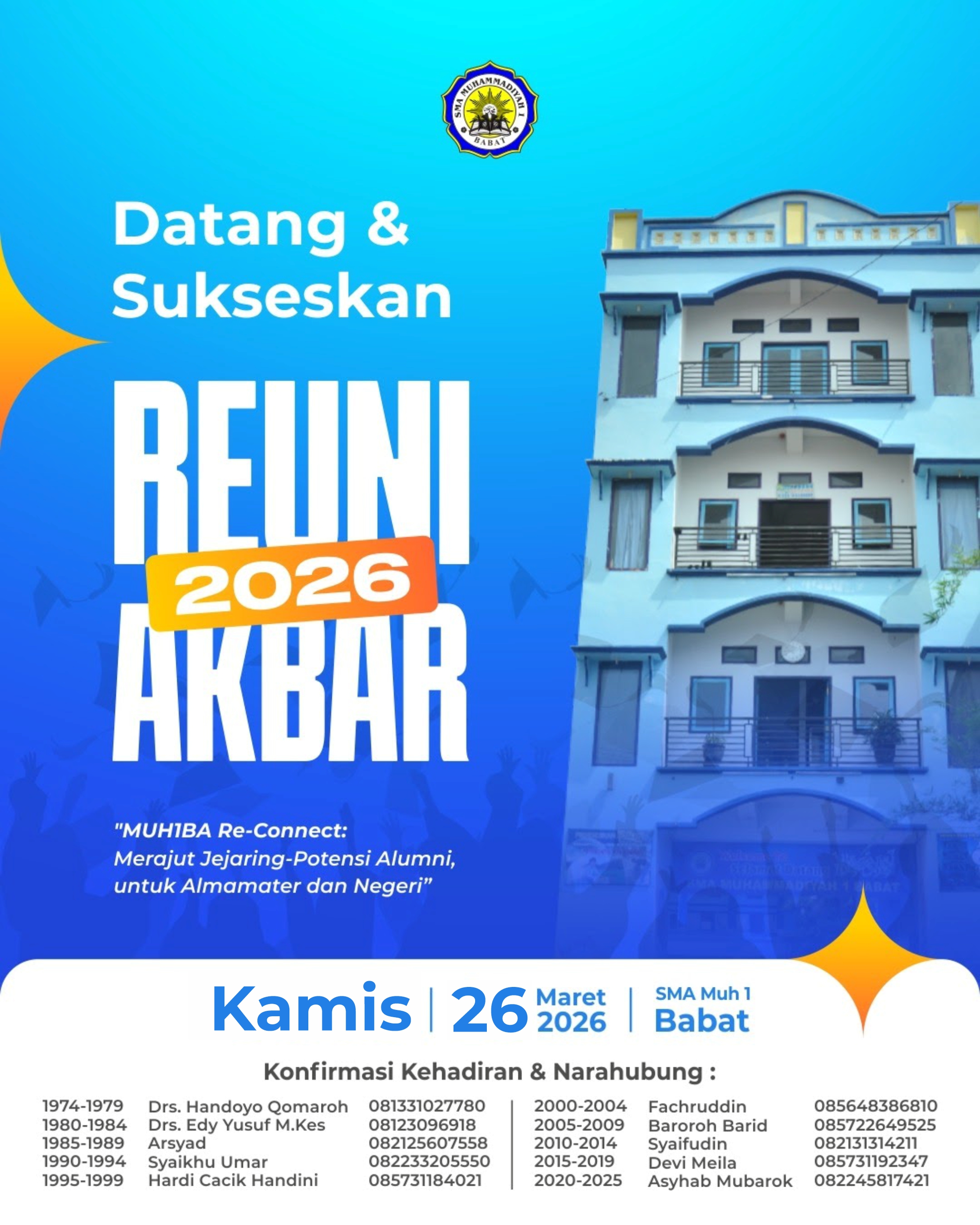 Flyer Reuni Akbar 2026